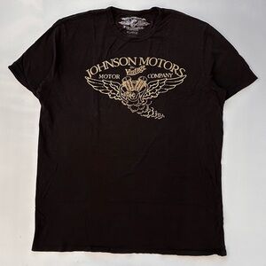 Johnson Motors The Vintage Motor Company T Shirt Double Sided XL Made In USA